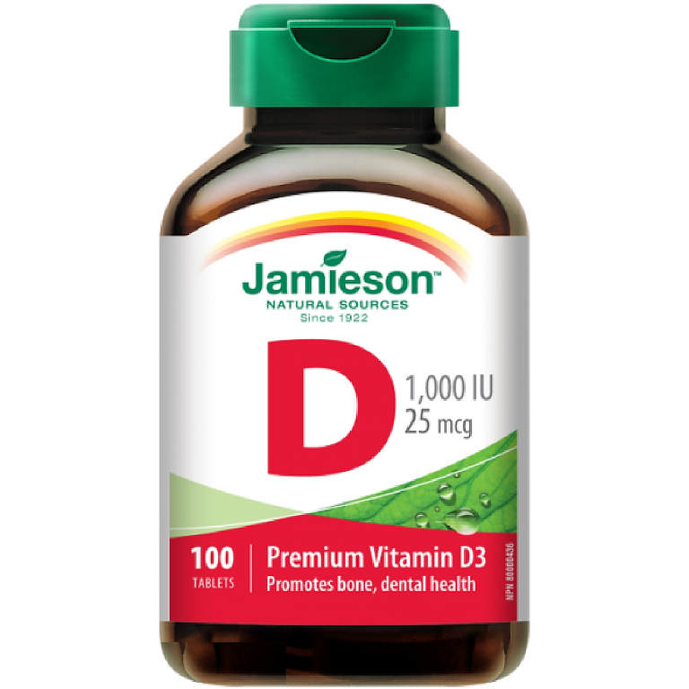 Vitamina D3 1000ui 100cp - JAMIESON