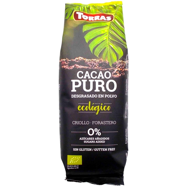 Cacao pulbere degresata fara zahar fara gluten eco 150g - TORRAS