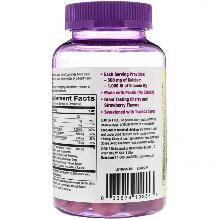 Calcium D3 gummies Alive! 60jl - NATURES WAY