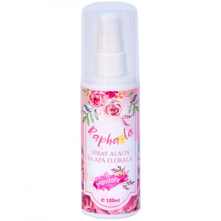 Deodorant Spray Alaun Apa Florala Trandafir 100ml - Santo Raphael