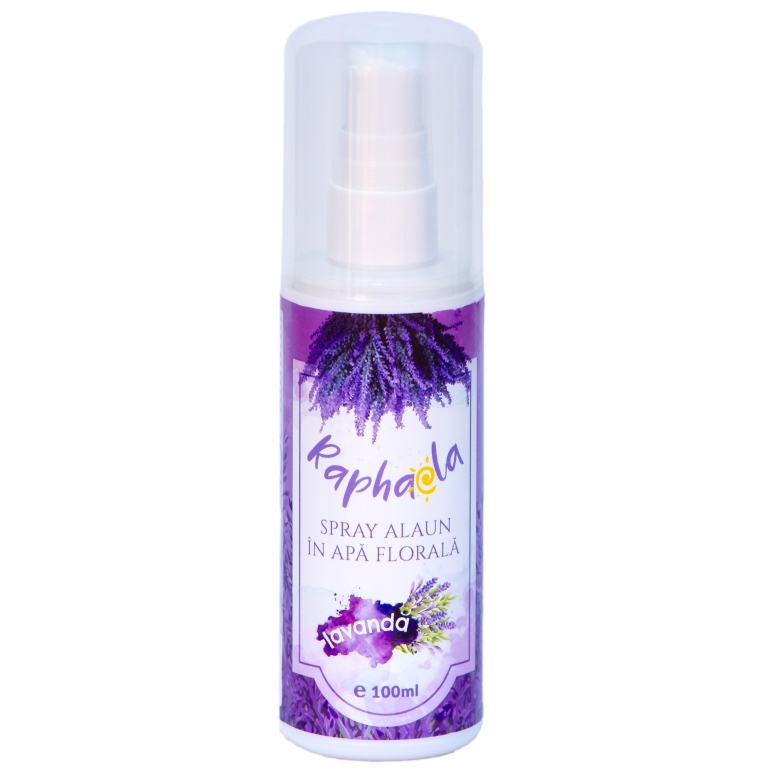 Deodorant Spray Alaun Apa Florala Lavanda 100ml - Santo Raphael