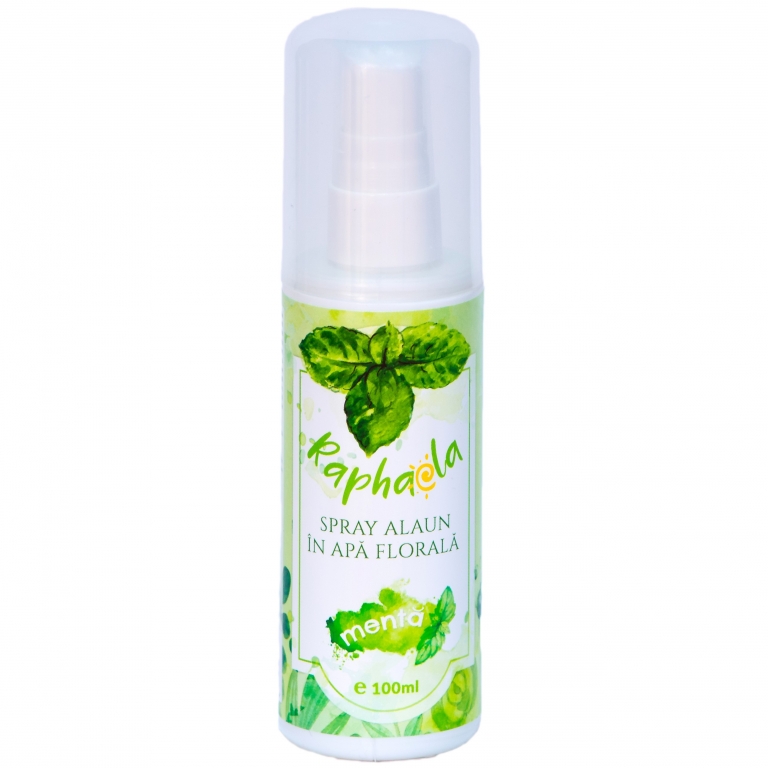 Deodorant Spray Alaun Apa Florala Menta 100ml - Santo Raphael