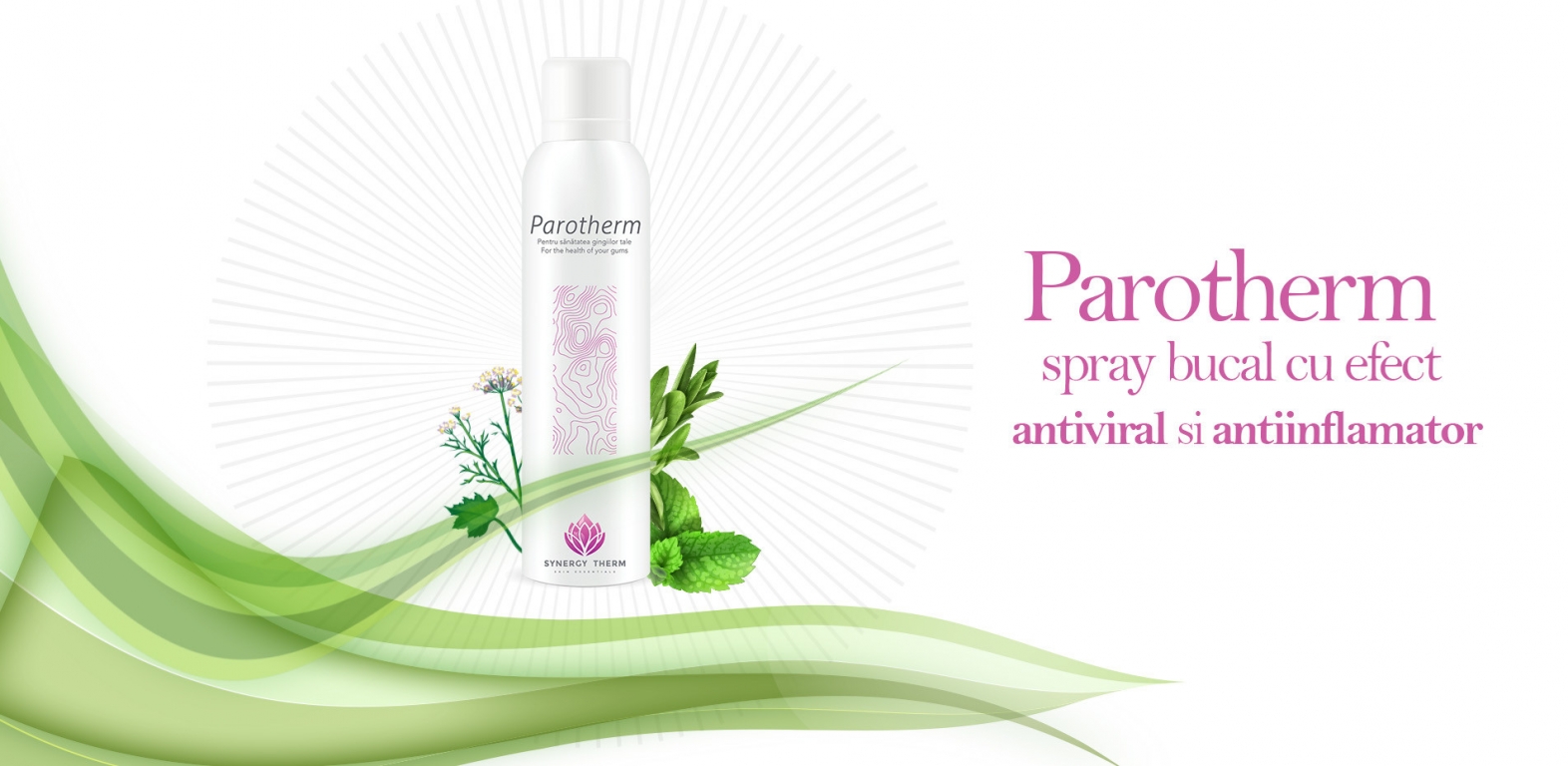 Spray gura Parotherm 50ml - SYNERGY THERM
