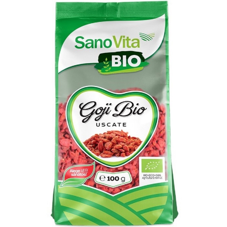 Goji uscat bio 100g - SANOVITA