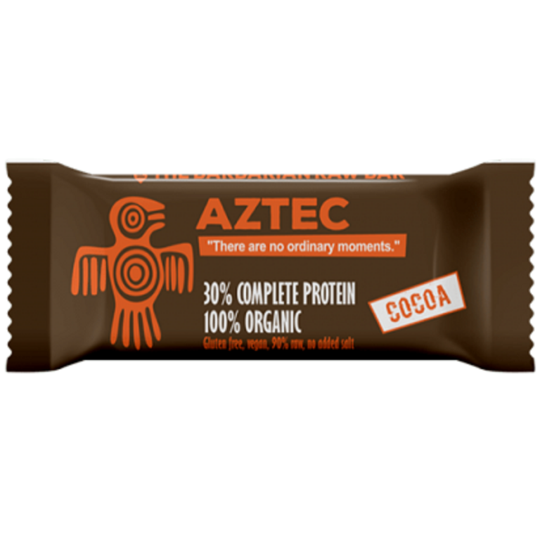 Baton Proteic Aztec Cacao Fara Gluten Eco 50g - The Barbarian