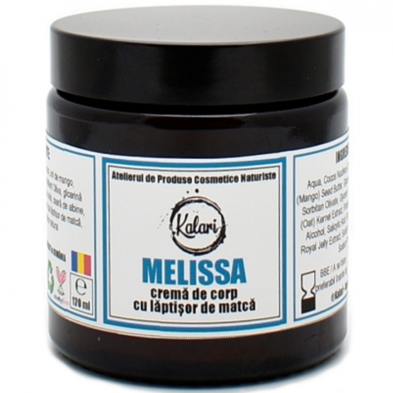 Crema corp laptisor matca ovaz Melissa 120ml - KALARI