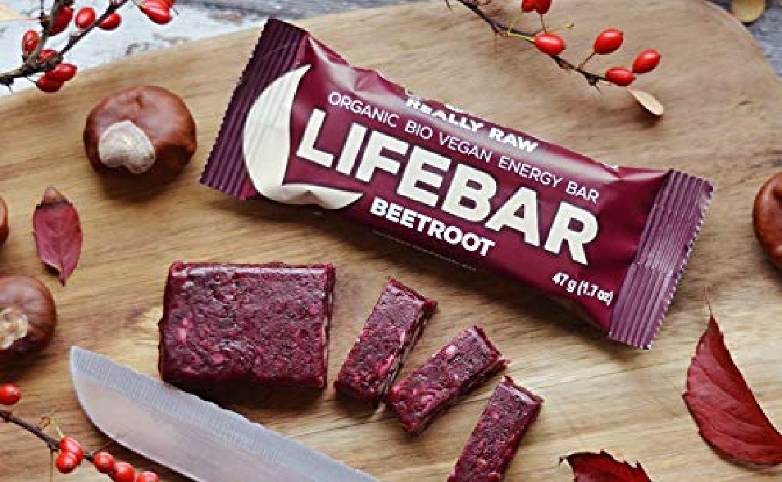 Baton energizant sfecla rosie raw bio 47g - LIFEBAR
