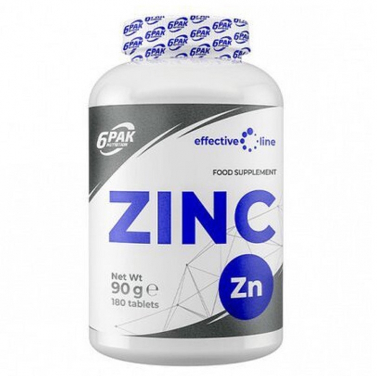 Zinc 15mg 180tb - 6PAK NUTRITION