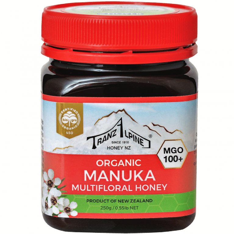 Miere manuka mgo100+ bio 250g - TRANZALPINE