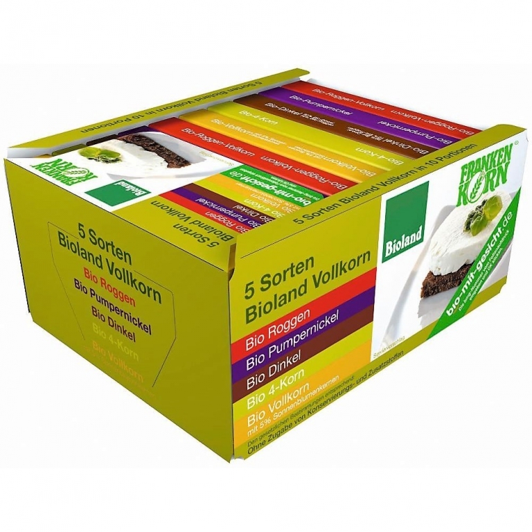 Paine integrala 5 sortimente feliata eco 500g - FRANKENKORN