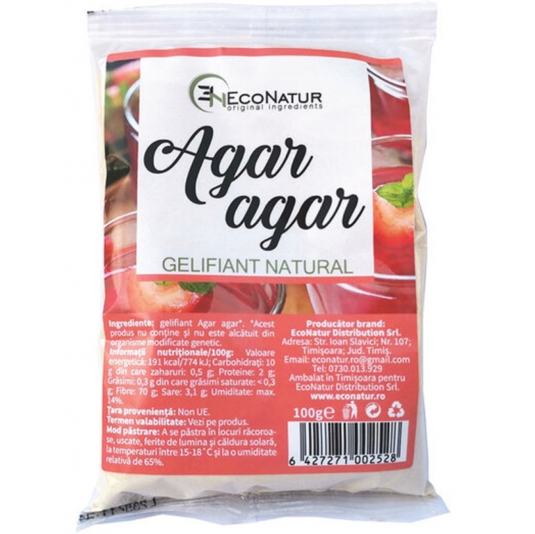 Agar agar praf 100g - ECONATUR