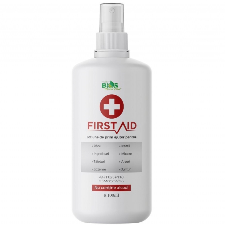 Lotiune prim ajutor FirstAid 100ml - BIOS MINERAL