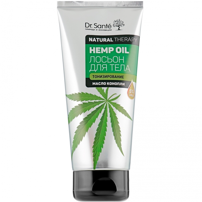 Lotiune corp tonifianta ulei canepa Natural Therapy 200ml - DR SANTE