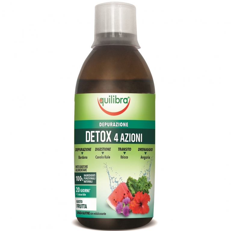 Concentrat lichid Detox 4 actiuni 500ml - EQUILIBRA