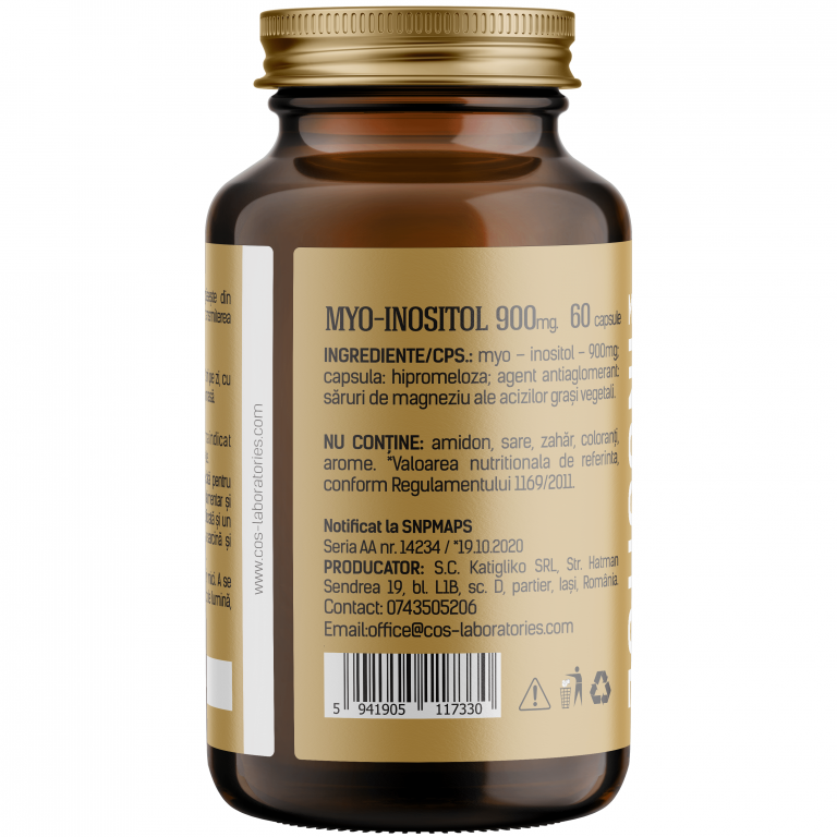Myo Inositol 900mg 60cps - COS LABORATORIES