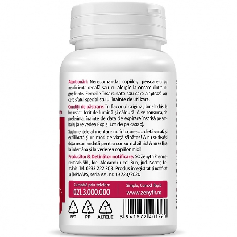Acid hialuronic colagen complex 100mg 30cps - ZENYTH