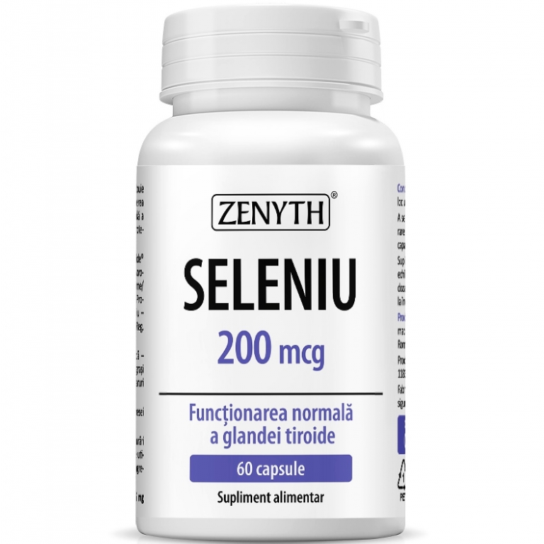 Pachet Seleniu 200mcg 60+30cps - ZENYTH