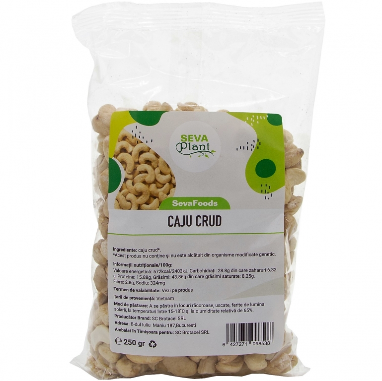 Caju crud 250g - SEVA FOOD