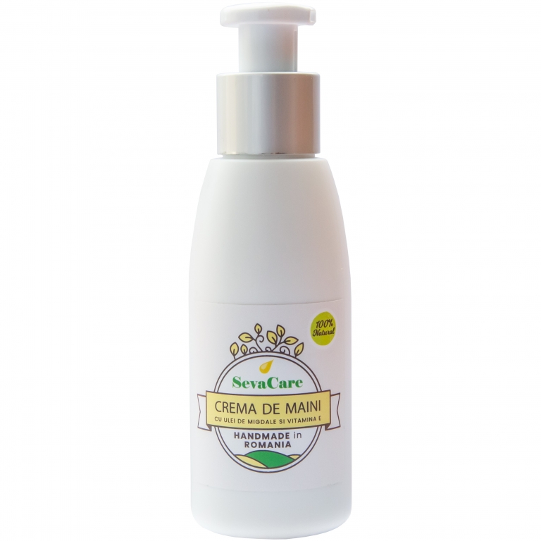 Crema maini ulei migdale vitamina E 100ml - SEVA CARE