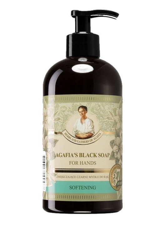 Sapun lichid maini catifelant sapun negru 500ml - IERBURILE BUNICII AGAFIA