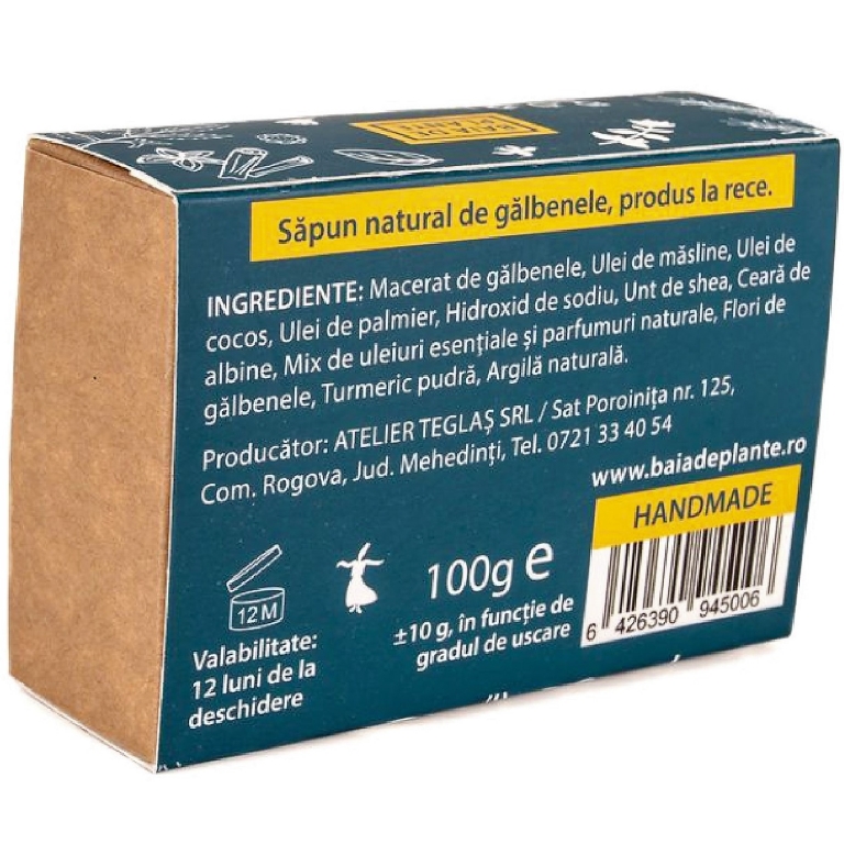 Sapun galbenele 100g - BAIA DE PLANTE