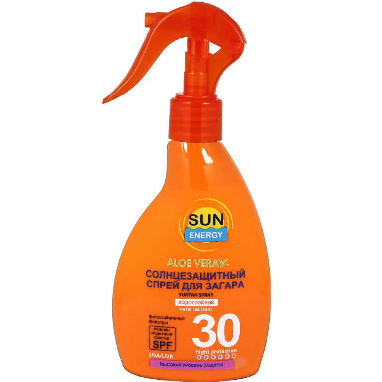 Spray protectie solara aloe vera spf30 200ml - SUN ENERGY