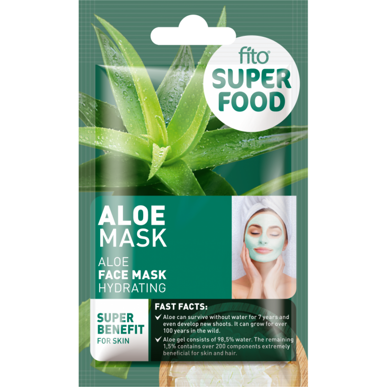 Masca hidratanta suc aloe ulei cocos 10ml - FITO SUPERFOOD