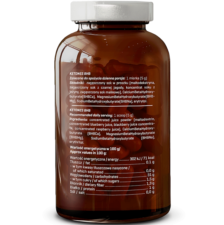 Pulbere Cetone BHB fructe padure 150g - DIET FOOD