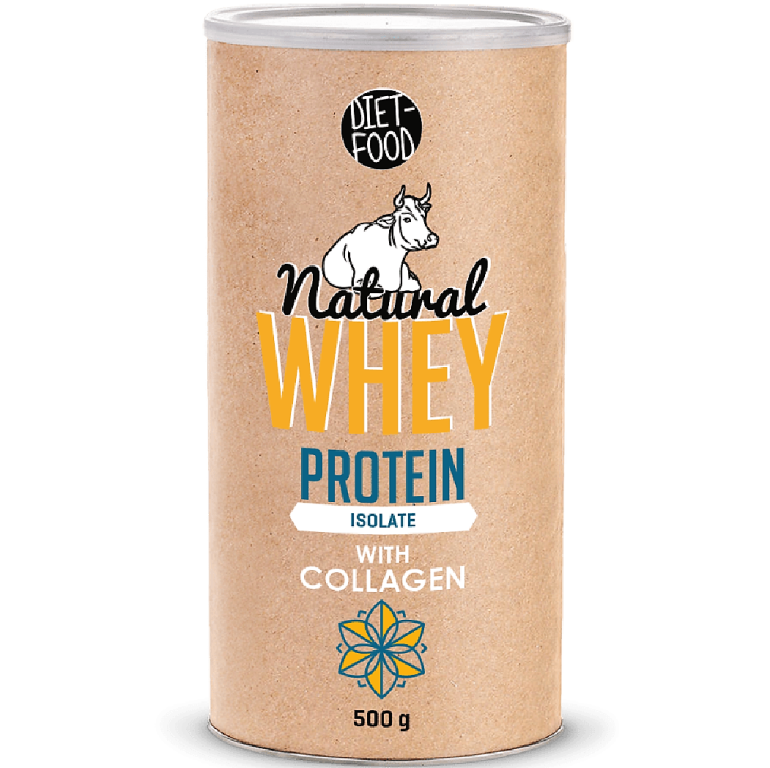 Pulbere proteica zer izolat colagen Keto 500g - DIET FOOD