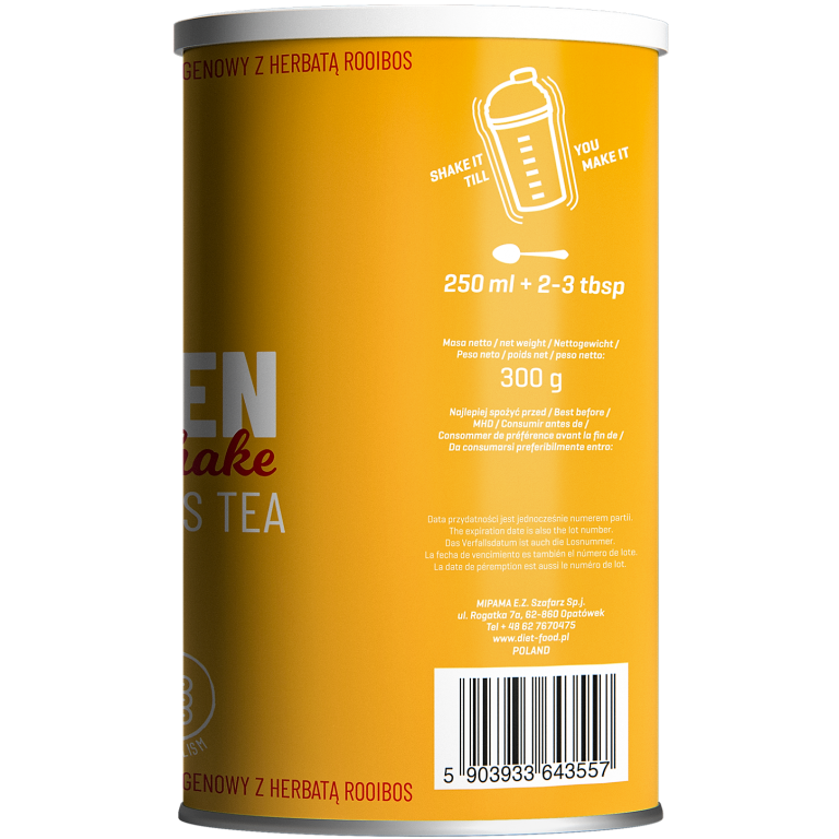 Shake instant Beauty Collagen colagen rooibos 300g - DIET FOOD