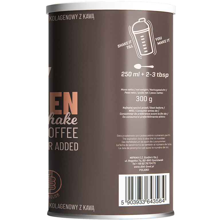 Shake instant Beauty Collagen colagen cafea 300g - DIET FOOD