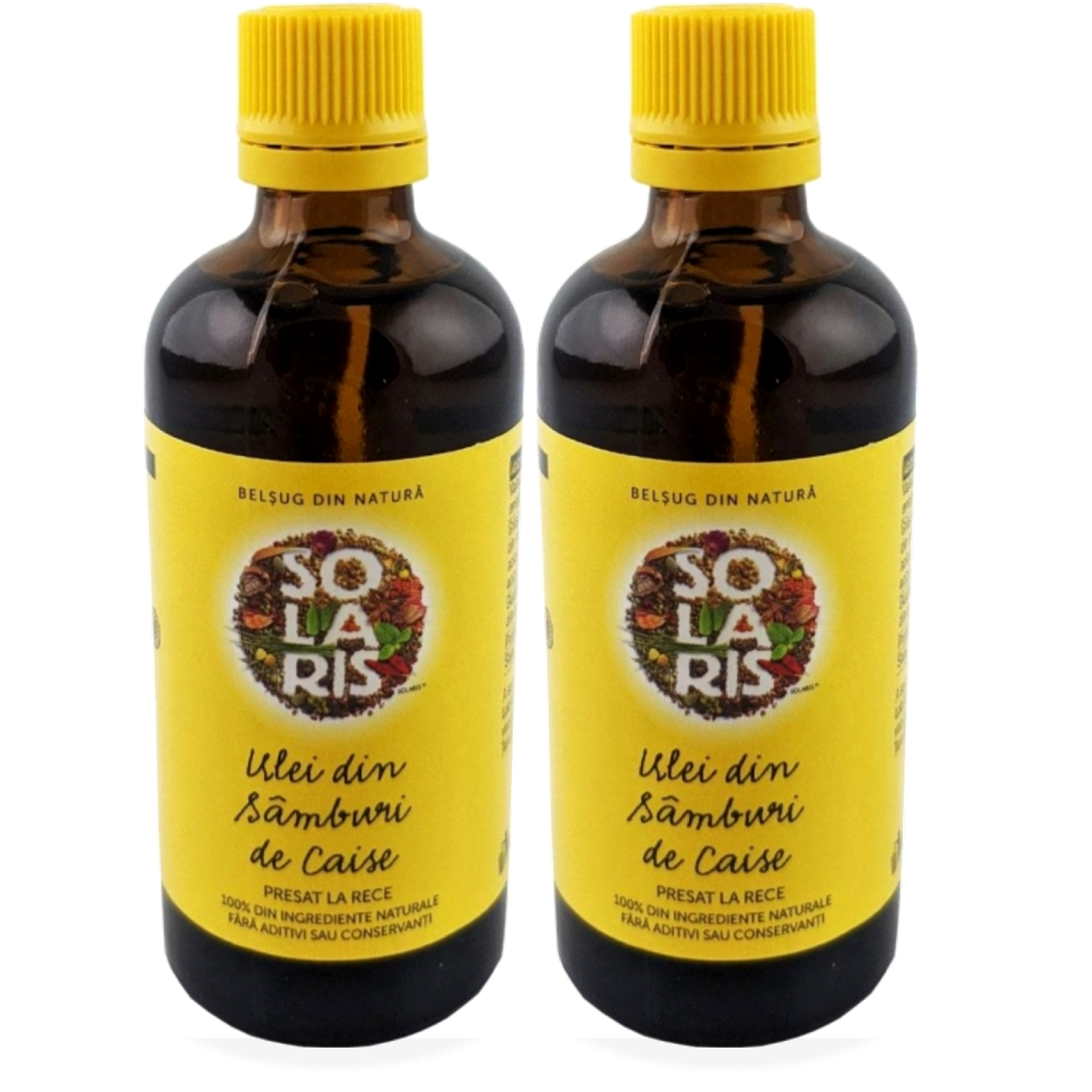 Pachet Ulei samburi caise 2x100ml - SOLARIS