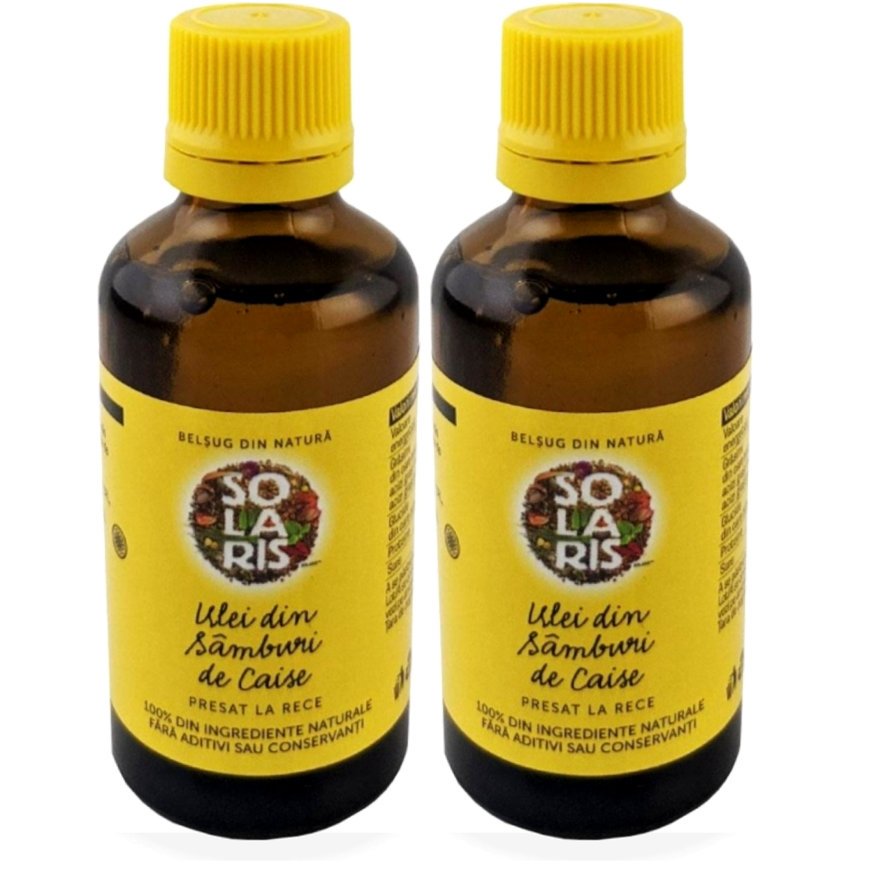 Pachet Ulei samburi caise 2x50ml - SOLARIS