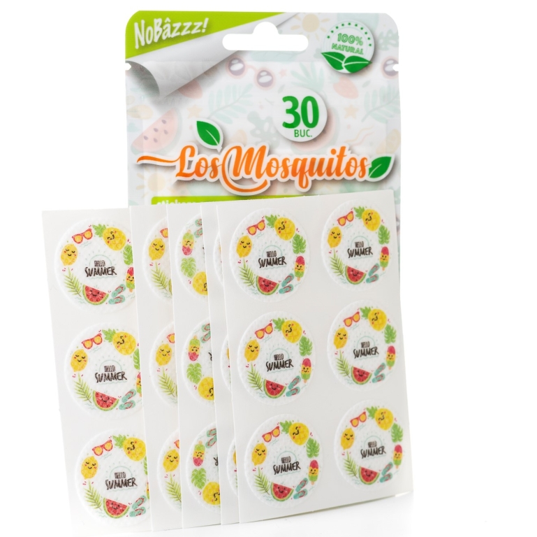 Plasturi antitantari citronella model summer 30b - SQUITOS