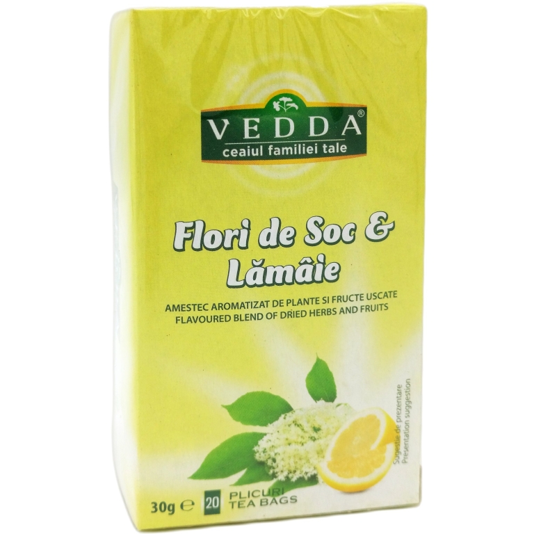 Ceai flori soc lamaie 20dz - VEDDA
