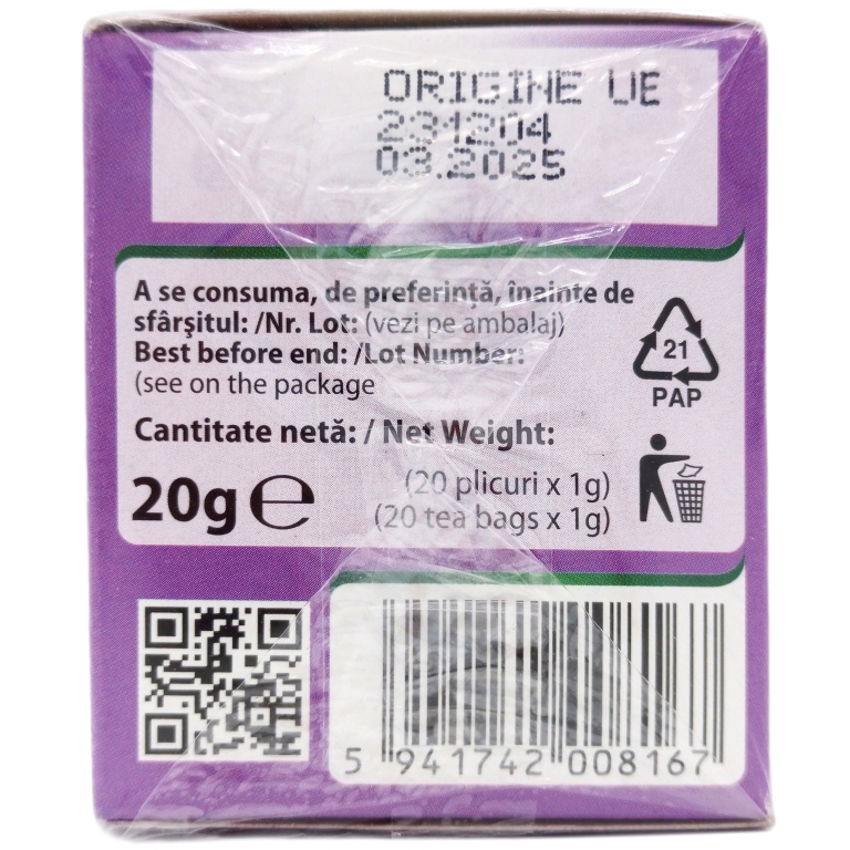 Ceai lavanda 20dz - VEDDA