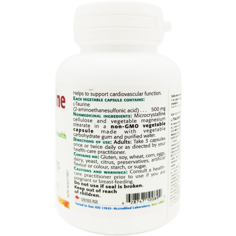 L taurina 500mg 90cps - NEW ROOTS HERBAL
