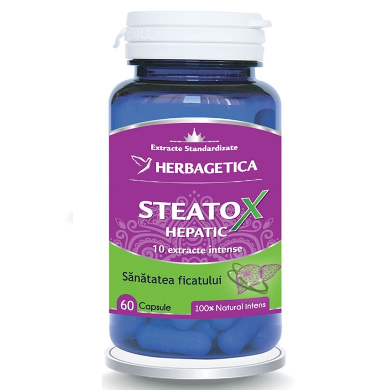 Steatox Hepatic 60cps - Herbagetica