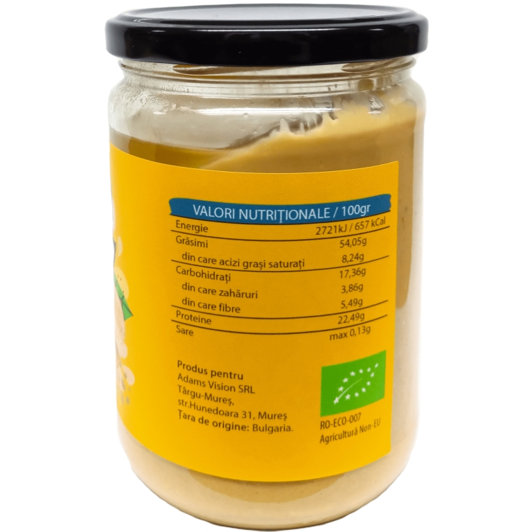 Unt arahide crocant fara zahar fara sare eco 500g - YOUBIO