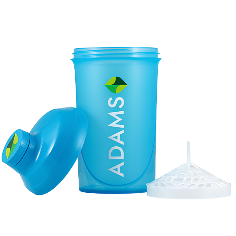 Bidon shaker shocking blue Active Line 500ml - ADAMS SUPPLEMENTS
