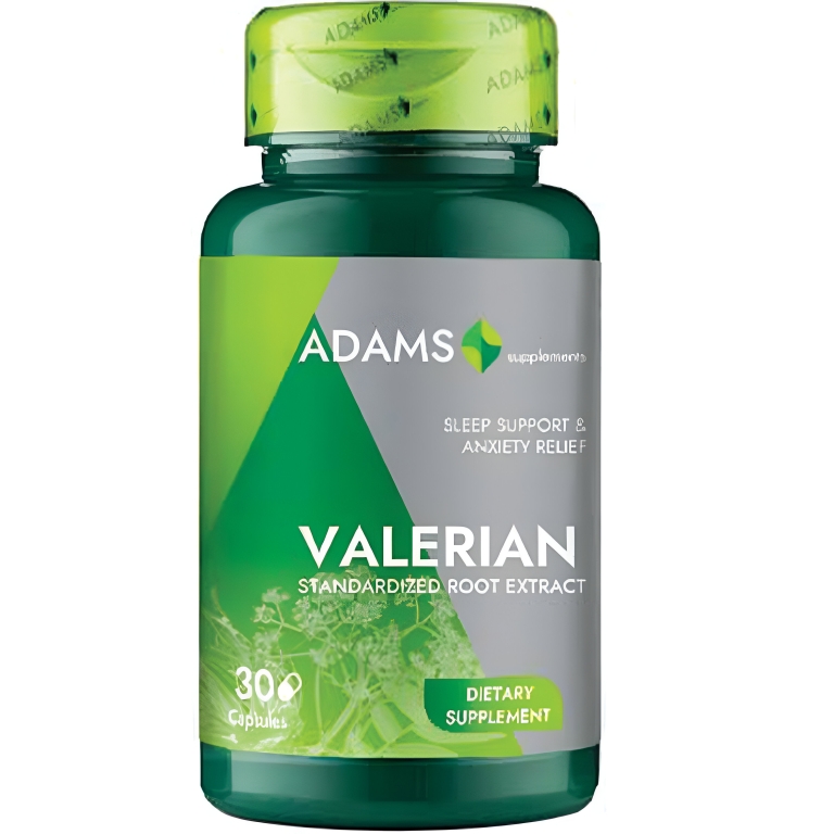 Valeriana 300mg 30cps - ADAMS SUPPLEMENTS