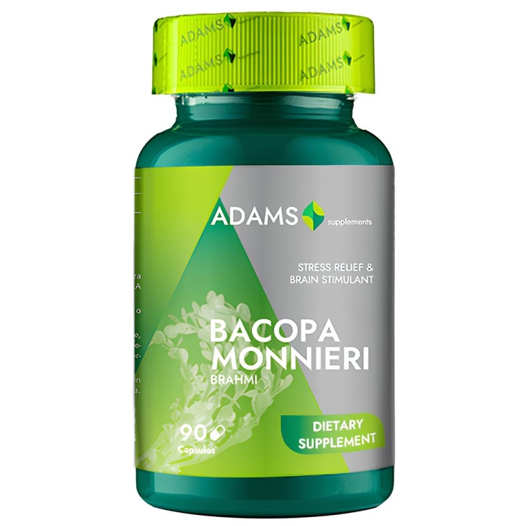 Bacopa monieri 350mg 90cps - ADAMS SUPPLEMENTS