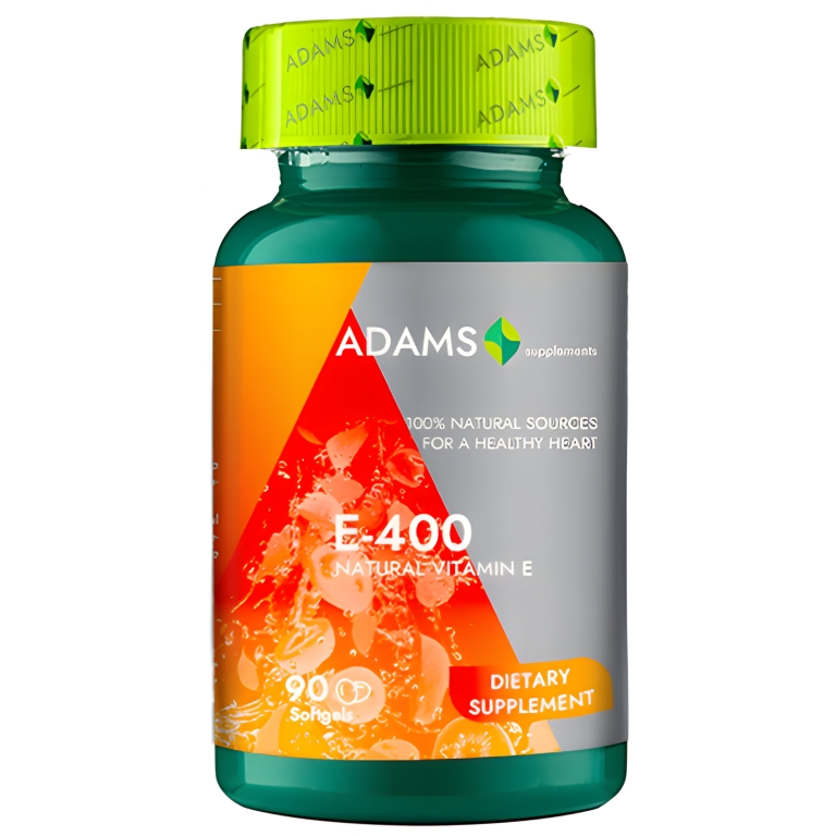 Vitamina E 400 naturala 90cps - ADAMS SUPPLEMENTS