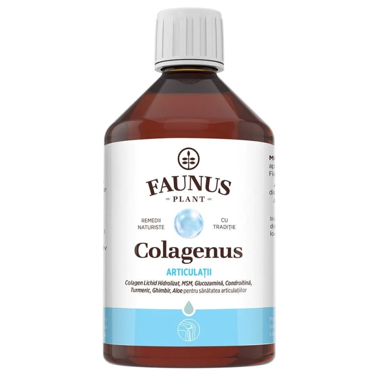 Colagen lichid extracte plante Colagenus articulatii 500ml - FAUNUS PLANT