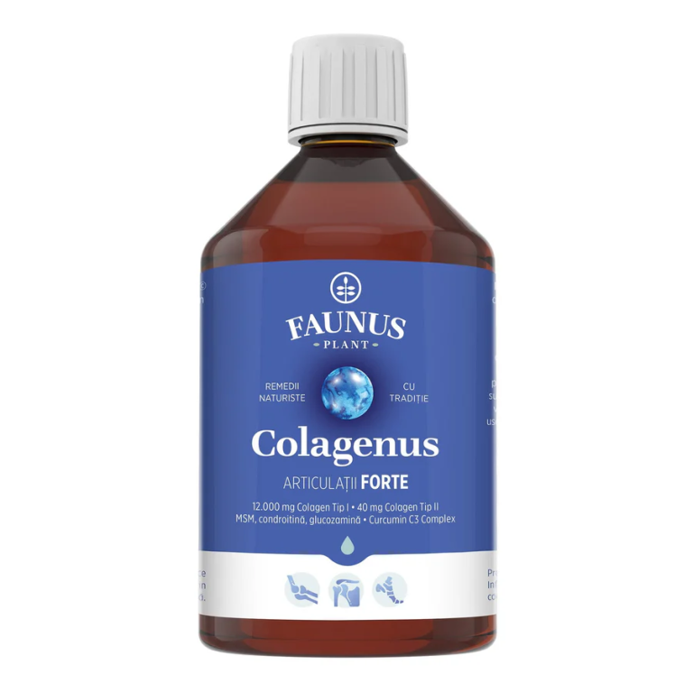 Colagen lichid extracte plante Colagenus articulatii forte 500ml - FAUNUS PLANT