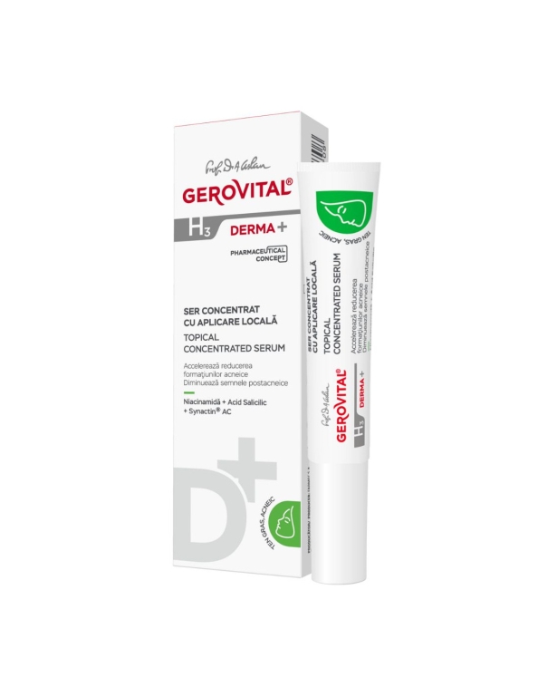 Ser concentrat aplicare locala 15ml - GEROVITAL H3 DERMA+
