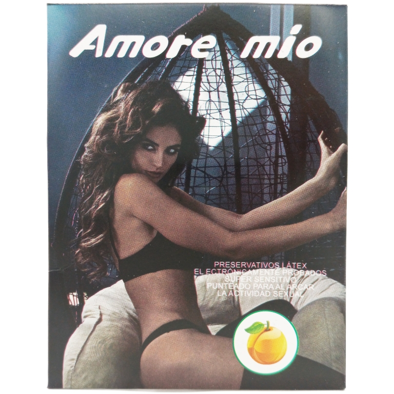 Prezervative super senzitive aroma portocale 3b - AMORE MIO