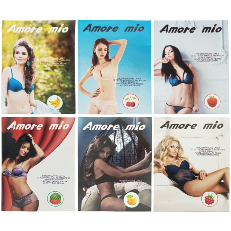 Prezervative super senzitive 6 arome diferite 18b - AMORE MIO