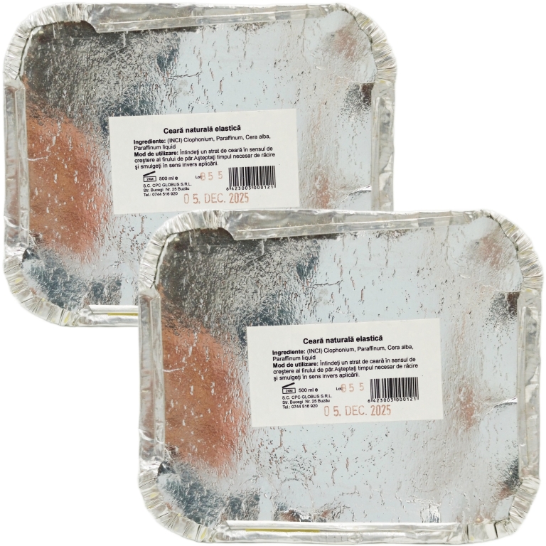 Set Ceara epilatoare refolosibila elastica naturala 2x500g - DEPILET