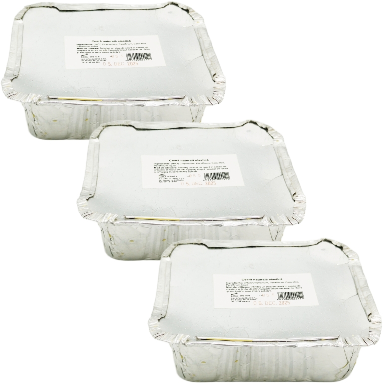 Set Ceara epilatoare refolosibila elastica naturala 3x500g - DEPILET